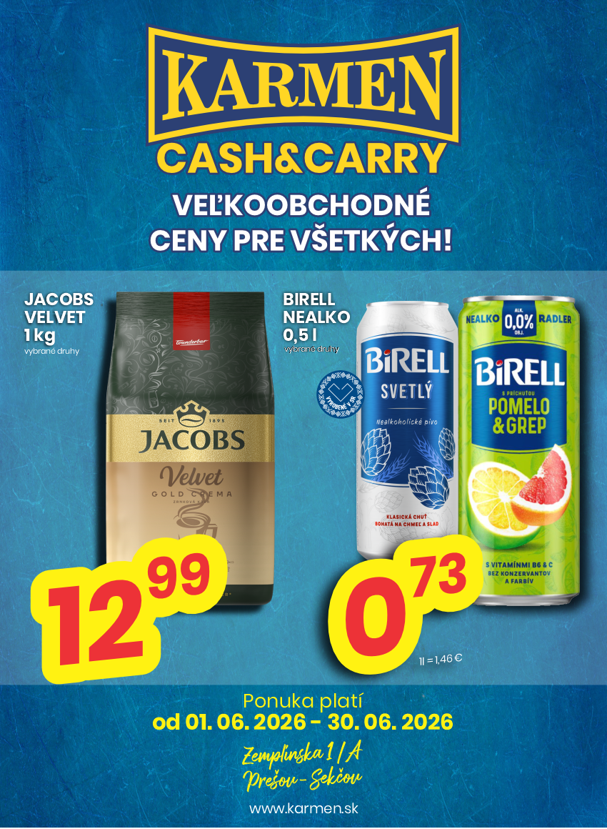 Karmen - Veľkoobchodné ceny pre všetkých