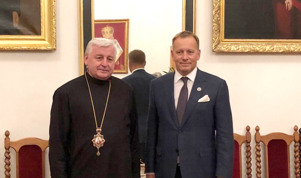 V Prešove prijal arcibiskup Babjak predsedu parlamentu Borisa Kollára