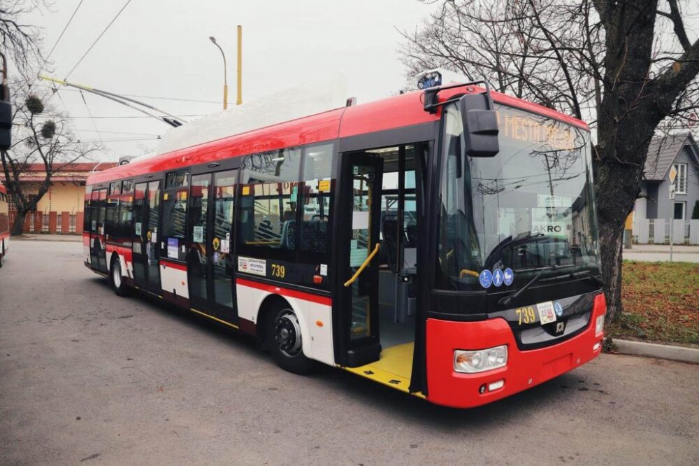 V meste už jazdí nová flotila trolejbusov za vyše päť miliónov eur