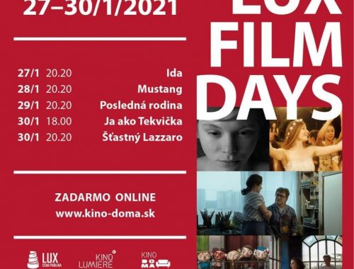 Lux Film Days ponúka najlepšie európske filmy online