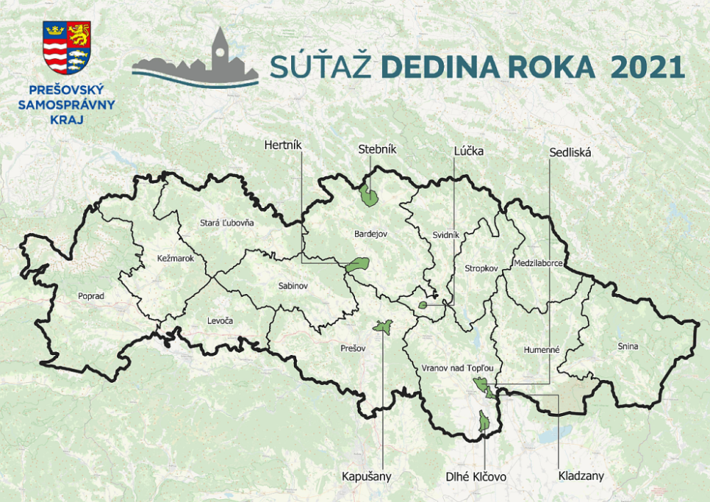 Do súťaže Dedina roka 2021 je zapojených sedem obcí z PSK