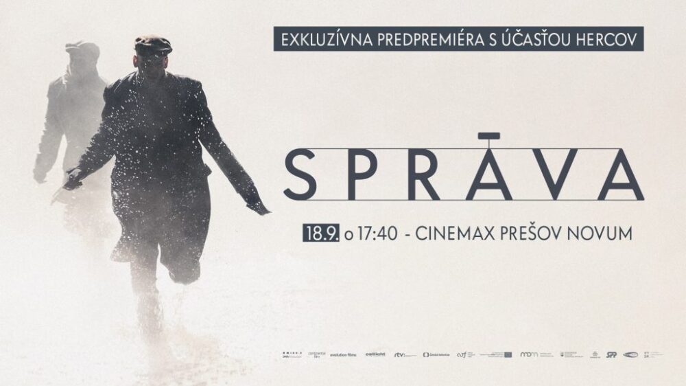 Film Správa uvedú v sobotu v prešovskom kine CINEMAX NOVUM hereckí predstavitelia