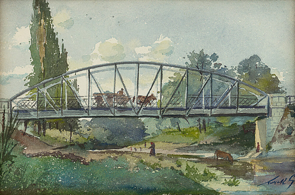 Dielo mesiaca september 2021 / Július Török: Železný most nad Torysou, 1915