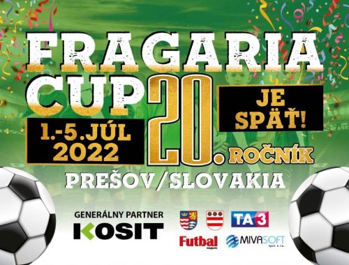 Fragaria Cup je po dvoch rokoch opäť v Prešove