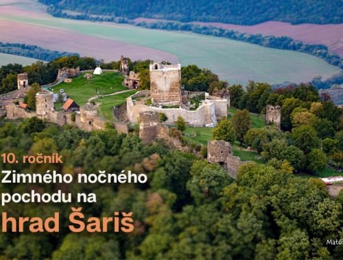 10. ročník Zimného nočného pochodu na hrad Šariš