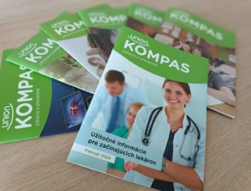 Union vzdeláva odbornú verejnosť, začínajúcim lekárom posiela unikátnu brožúru KOMPAS
