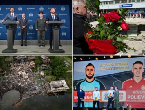 Top foto dňa (19. máj 2024): Bezpečnostná situácia na Slovensku, zhromaždenie na premiérovu počesť aj ruské útoky na Charkovskú oblasť