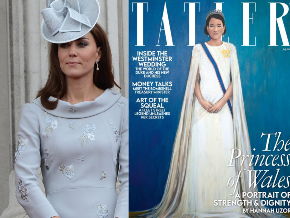 Používatelia internetu sú k novému portrétu vojvodkyne Kate Middleton nemilosrdní. „Je to vtip?“ (FOTO)
