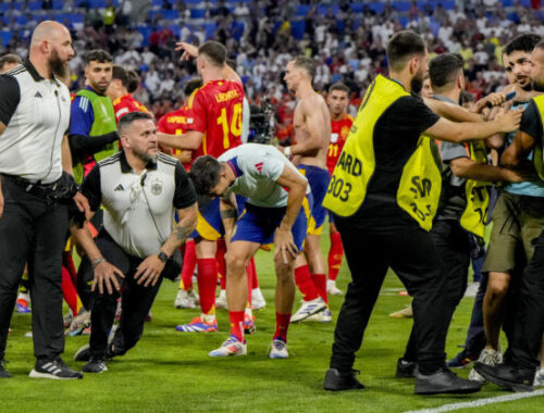 Španiela Moratu možno o finále ME vo futbale pripraví nedisciplinovaný fanúšik a nešťastný zásah usporiadateľa