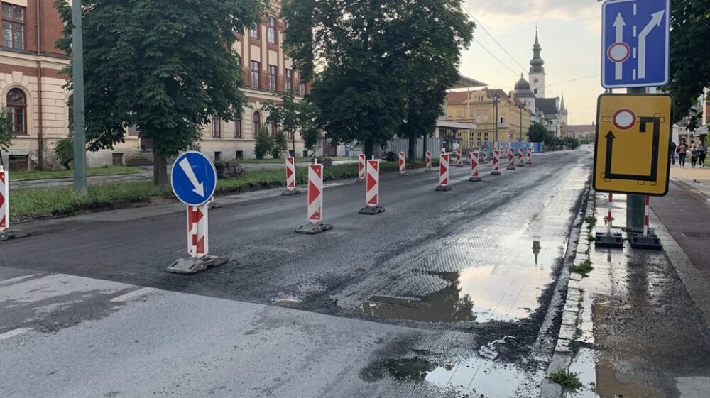 Križovatka pri DJZ bude do nedele čiastočne uzavretá