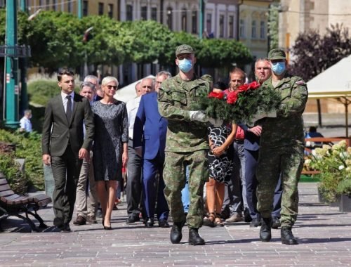 Prešovčania si pripomenuli 76. výročie Slovenského národného povstania