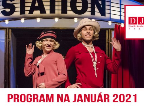 Program predstavení Divadla Jonáša Záborského na mesiac január 2021.