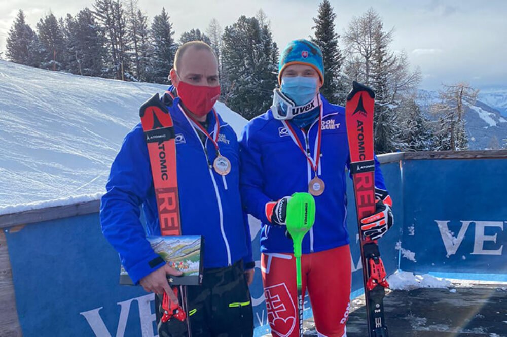 Miro Haraus je na stupni víťazov, prvý bronz si odnesie zo slalomu