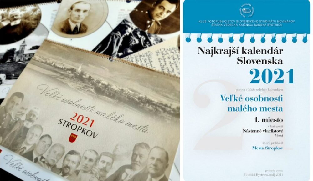 Stropkov má najkrajší mestský kalendár na Slovensku