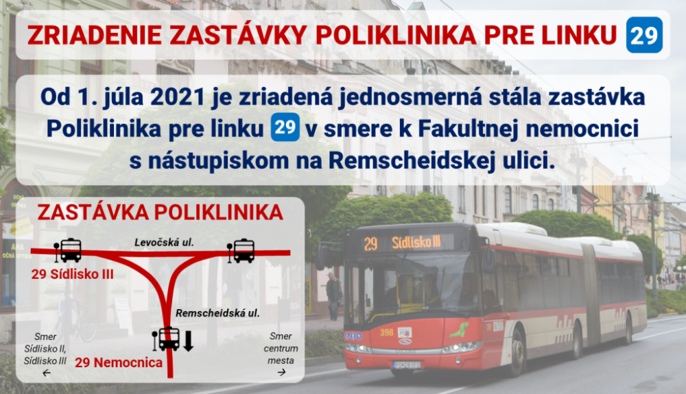 Pre lepšiu dostupnosť k nemocnici zriadili novú zastávku MHD