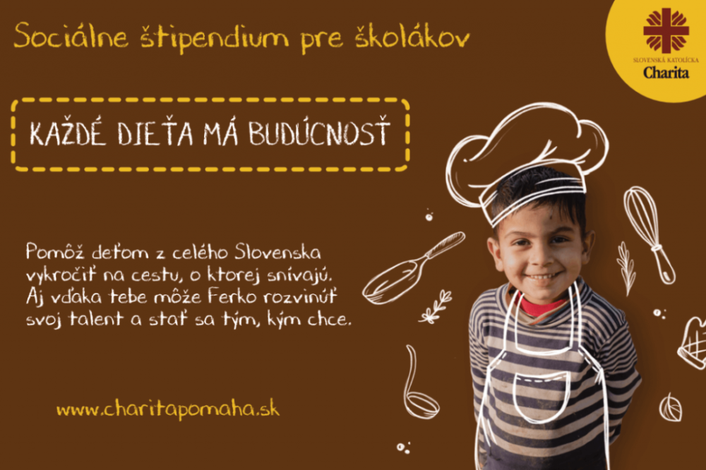 Súčasťou 12. ročníka Zbierky školských pomôcok je aj sociálne štipendium
