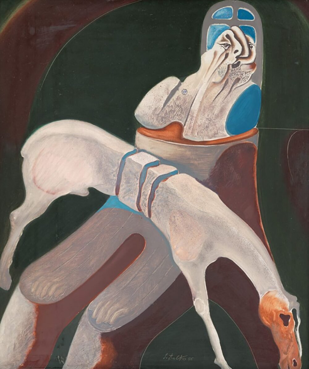 Dielo mesiaca október 2021 / Stanislav Balko: Sochár a model, 1985