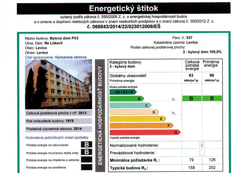 Mnoho bytových domov nemá energetický certifikát