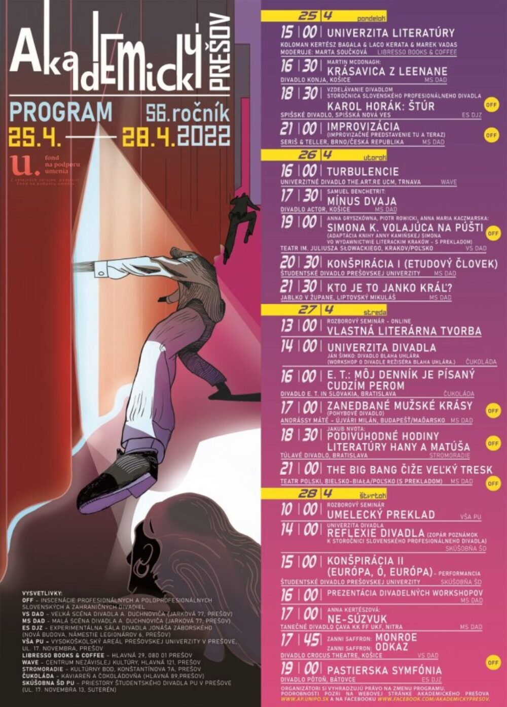 Na 56. ročníku Akademického Prešova sa predstaví 19 umeleckých produkcií
