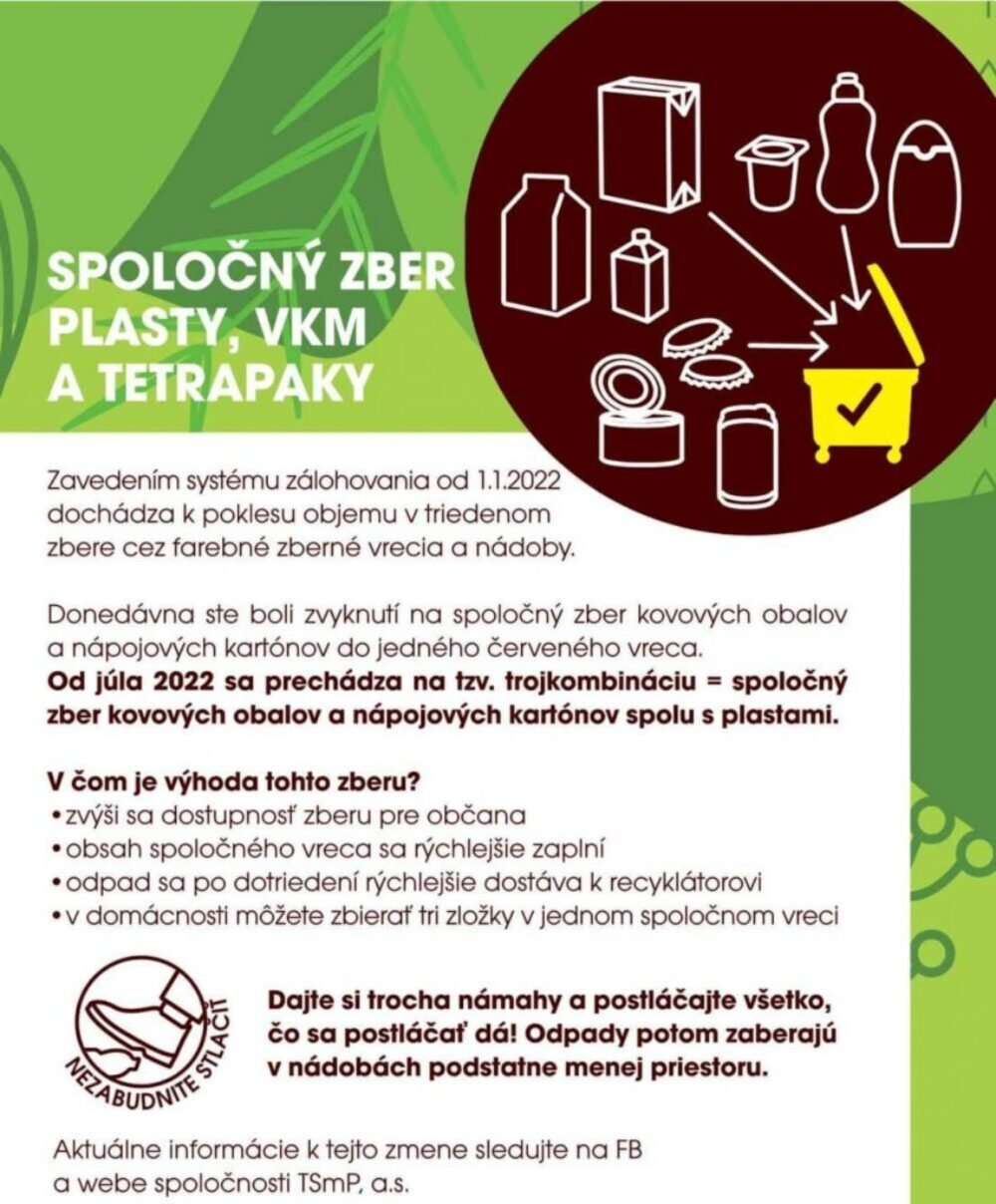 Systém triedeného zberu odpadov sa od júla mení