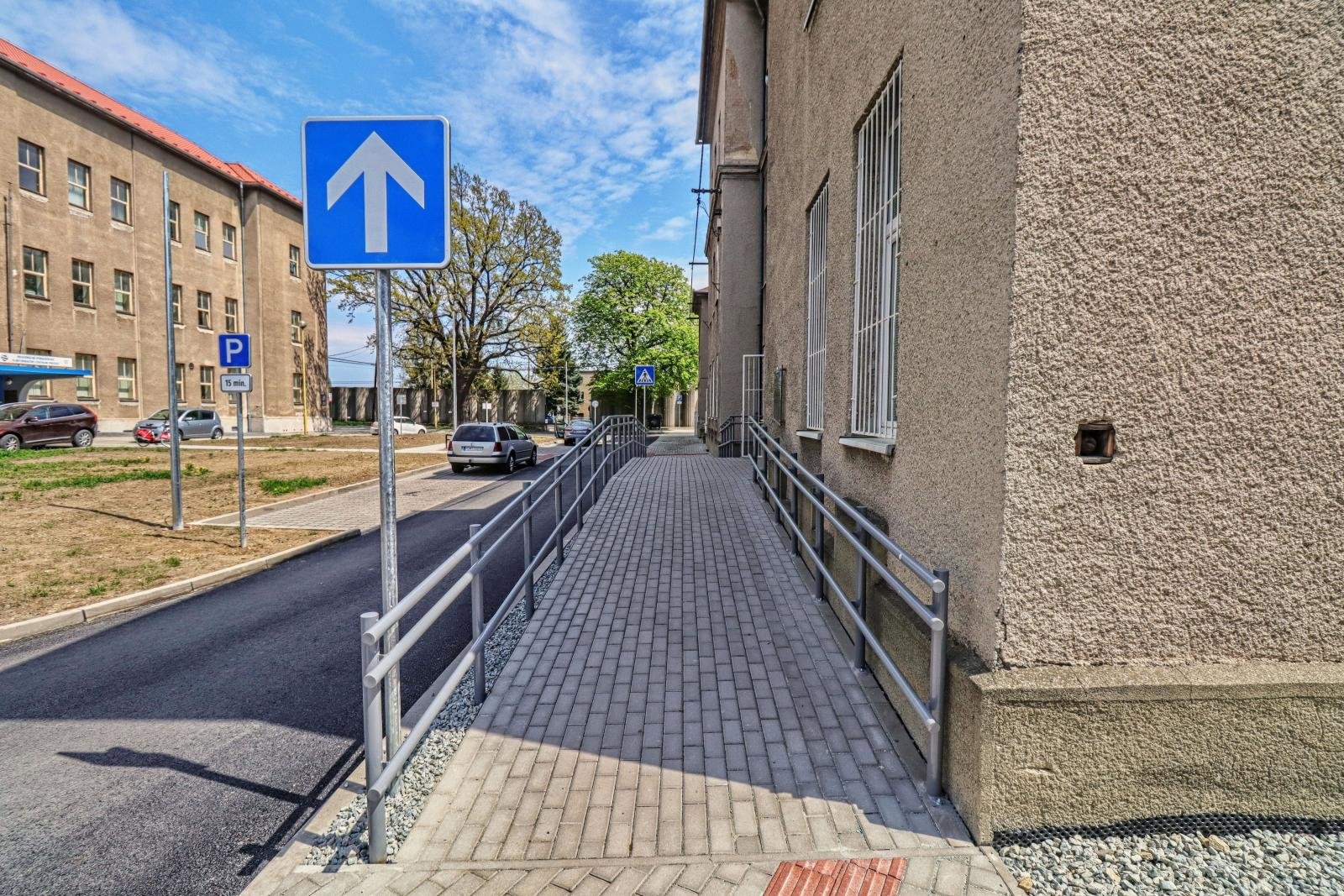 Areál bývalej vojenskej nemocnice sa po úprave plôch zmenil