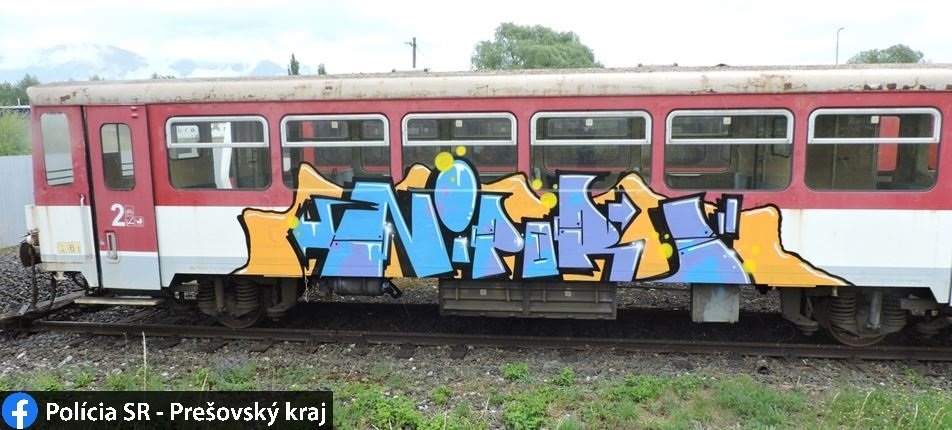 Kreatívni sprejeri „ vyzdobili“ vlaky
