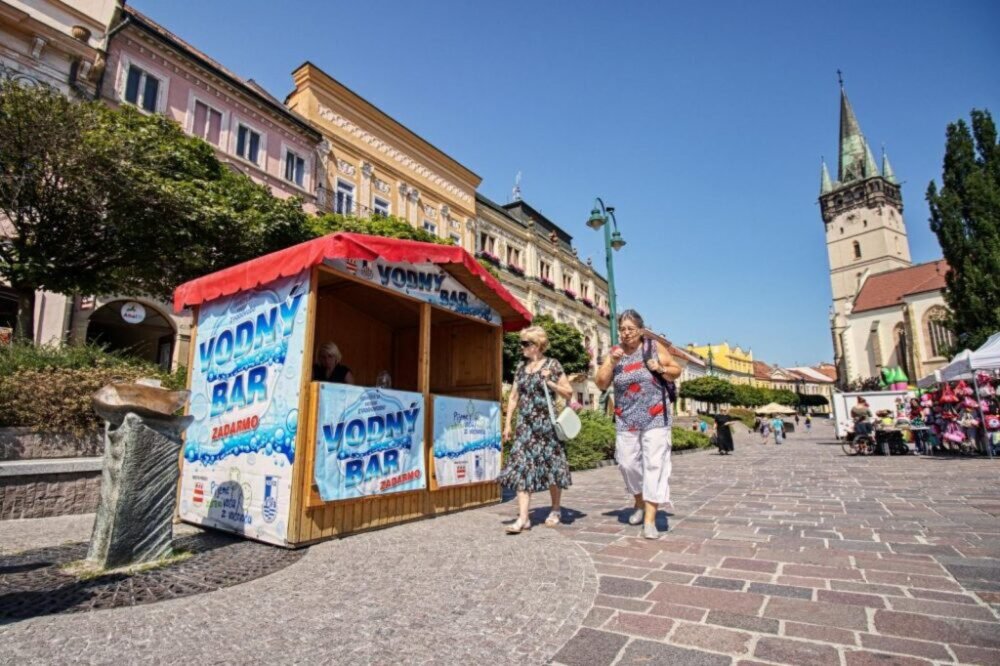 Prešovčania môžu navštíviť Vodný bar a osviežiť sa
