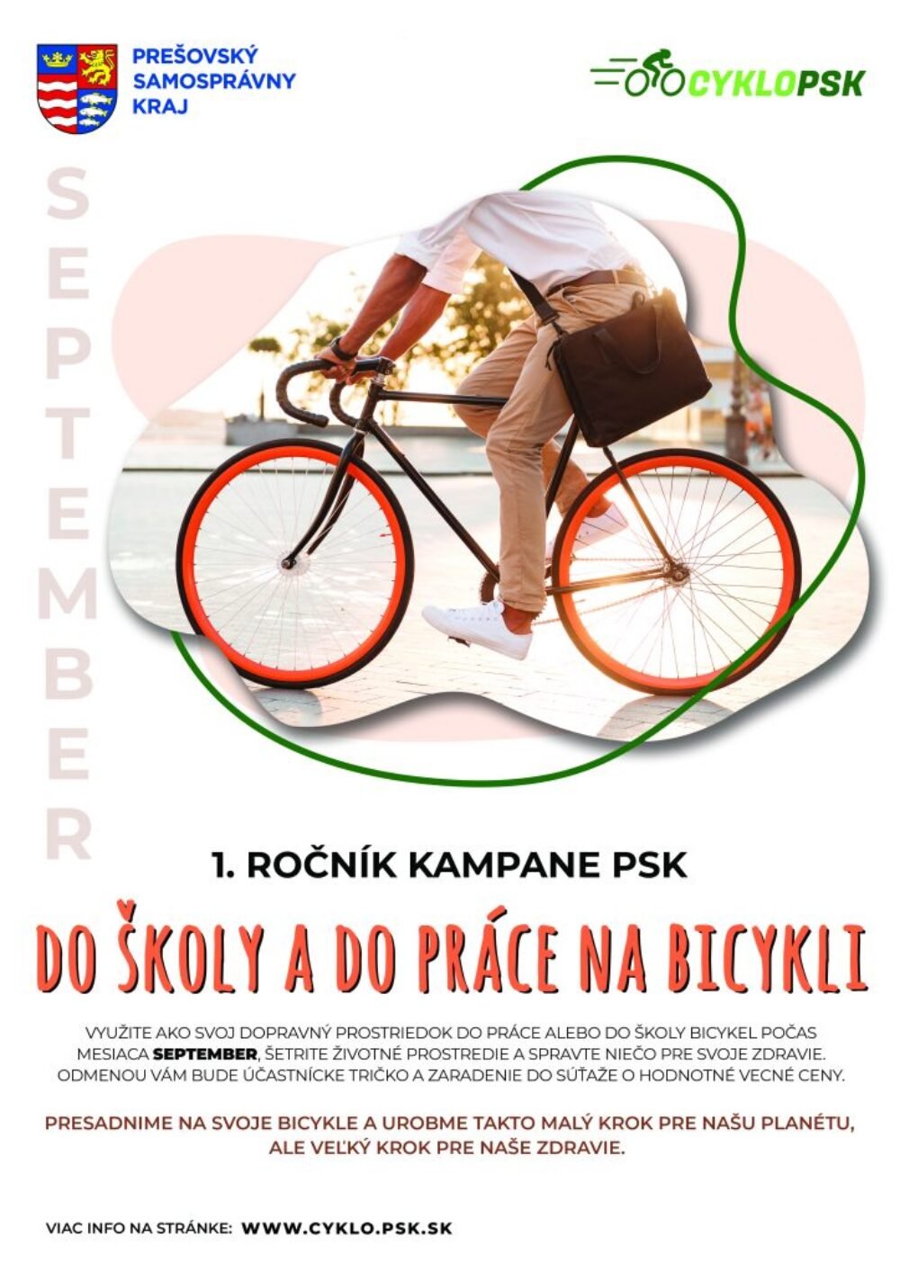 Župa prichádza s kampaňou Do školy a do práce na bicykli