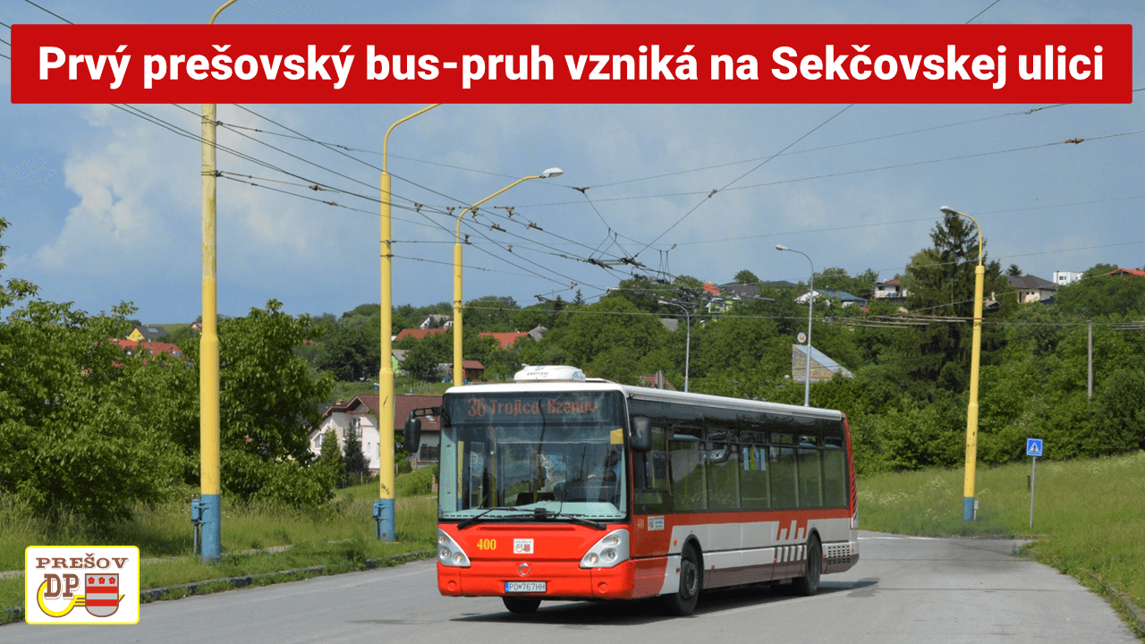 Na Sekčovskej ulici pribudne prvý vyhradený jazdný pruh pre MHD