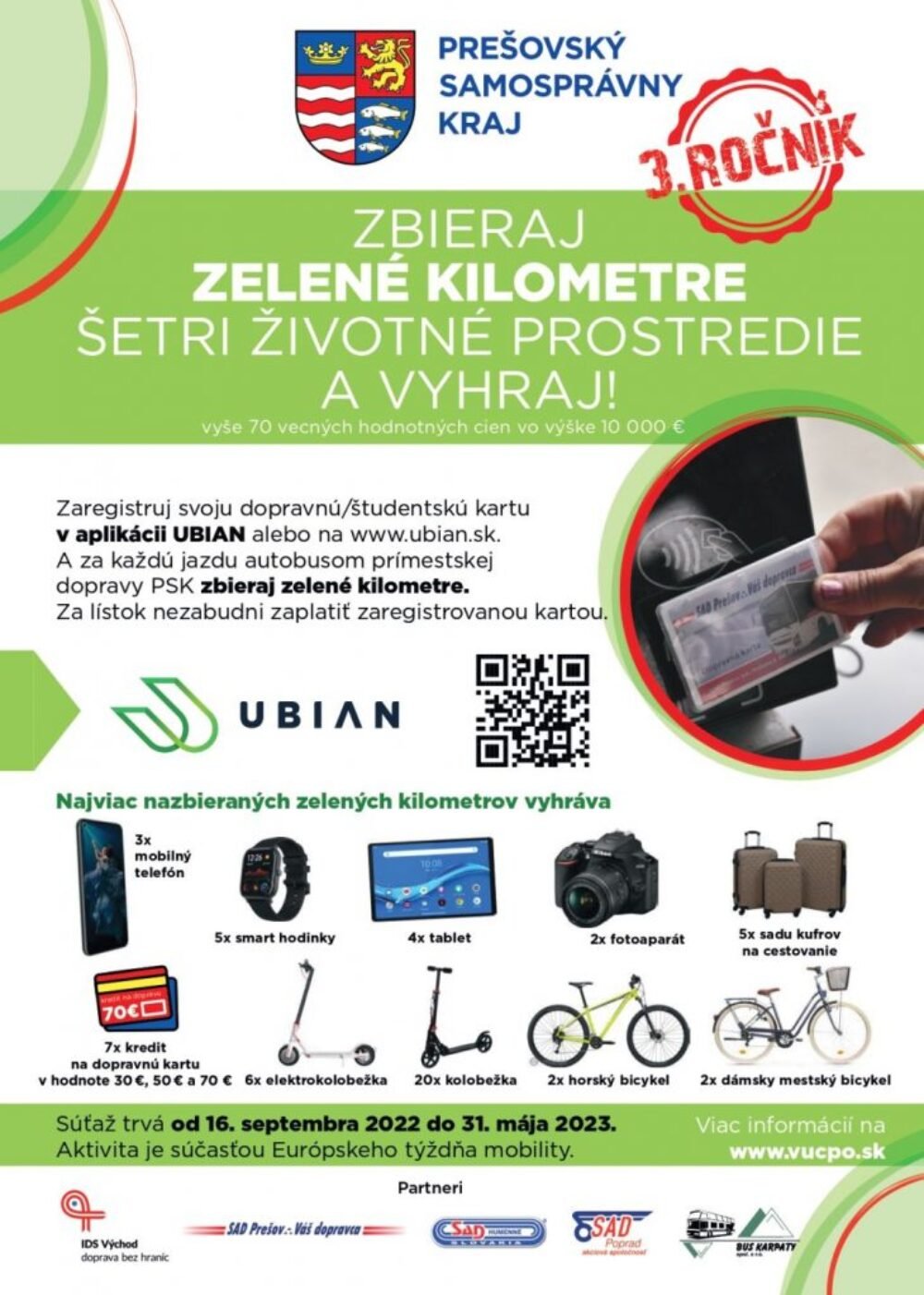 Súťaž Zbieraj zelené kilometre pokračuje