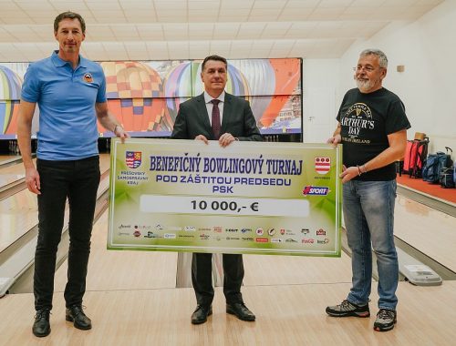 Na Bowlingovom turnaji vyzbierali 10-tisíc eur pre rodiny v núdzi