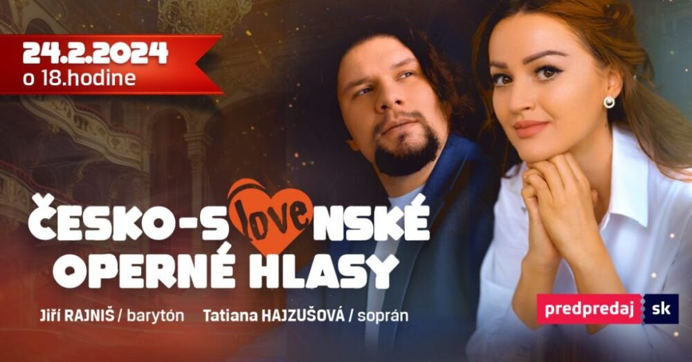 Valentínsky darček: Česko-sLOVEnské operné hlasy