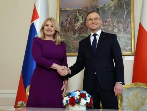 Čaputová sa stretla v Poľsku s Dudom, vyzdvihla posilnenie východného krídla NATO aj podporu Ukrajine (foto)