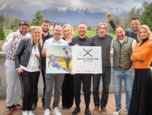 Vo Vysokých Tatrách spojili lyžovanie a golf. Preteky priniesli Žampa a Sabbatini