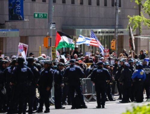 Propalestínske protesty eskalujú, demonštranti obsadili budovu na Kolumbijskej univerzite (video)