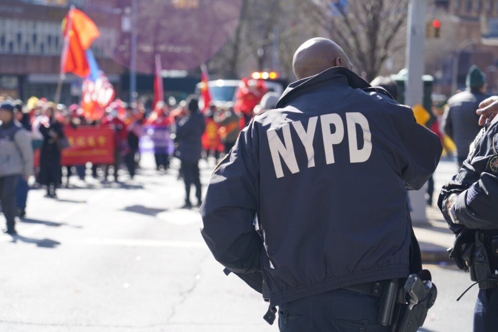 Akcia služieb pred súdom v New Yorku. Tesne pred Trumpovým procesom Akcia služieb pred súdom v New Yorku. Tesne pred Trumpovým procesom