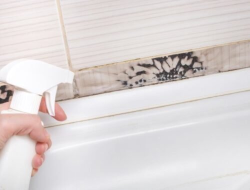 Čierne bodky na silikóne v kúpeľni? Nastriekajte ho poriadne. Zmiznú skôr, ako si dokončíte čistenie zubov