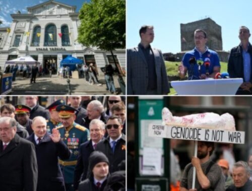 Top foto dňa (9. máj 2024): Deň Európy, projekt Ľudia a hrady či vojenská prehliadka v Rusku