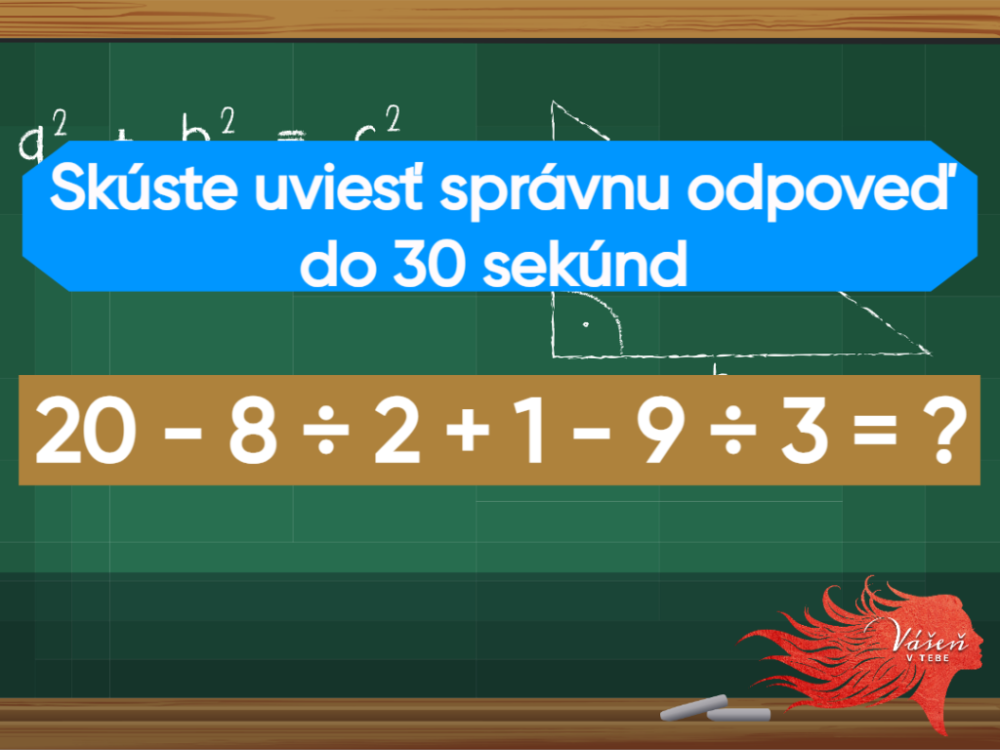 Máte 30 sekúnd. Dokážete vyriešiť tento hlavolam? Deťom sa darí, dospelí majú problémy