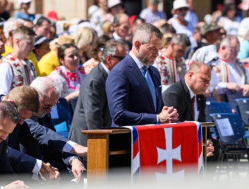 Svätí Cyril a Metod položili základný kameň slovenskej kultúry, ich odkaz si pripomenul prezident Pellegrini na púti v Nitre (video)