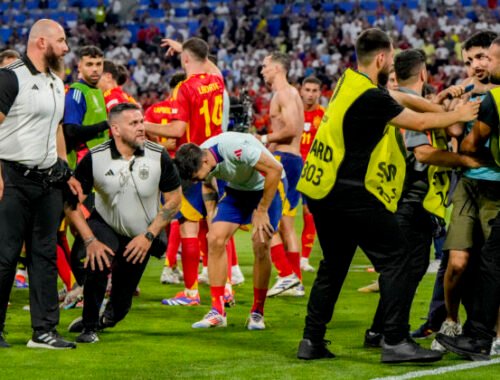 Španiela Moratu možno o finále ME vo futbale pripraví nedisciplinovaný fanúšik a nešťastný zásah usporiadateľa