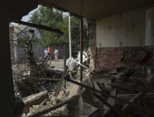 Ruský delostrelecký útok na ukrajinské mesto Nikopoľ zabil jedného civilistu a jednu civilistku zranil