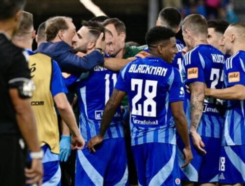 Slovan má istú jeseň v pohárovej Európe. Tréner Weiss bol po výprasku Celje nadšený z výsledku aj výkonu (video+foto)