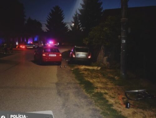 Nepozorná vodička zrazila v obci Čamovce trojročné dieťa a tri ženy. Cyklistka utrpela ťažšie zranenia