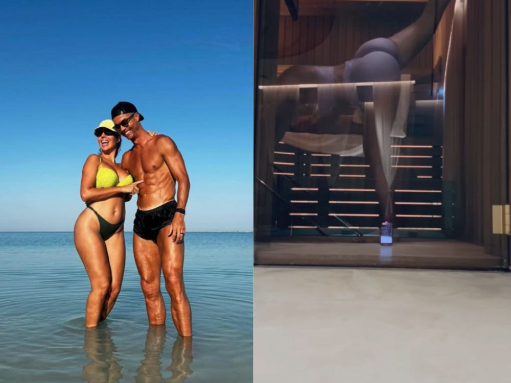 Cristiano Ronaldo vošiel do sauny s Georginou Rodriguez a všetko si nahral. „Čo to je?“