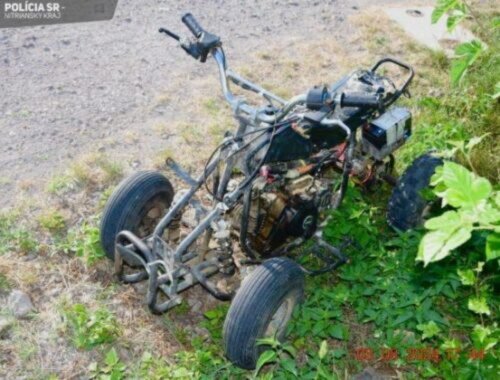 Pri nehode štvorkolky sa zranil 12-ročný chlapec, do nemocnice ho prevážal vrtuľník