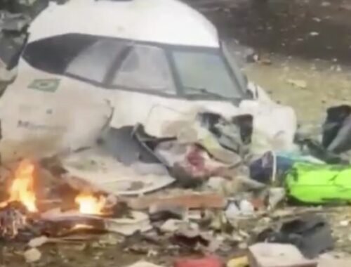 V Brazílii sa zrútilo lietadlo so 62 ľuďmi na palube (video)