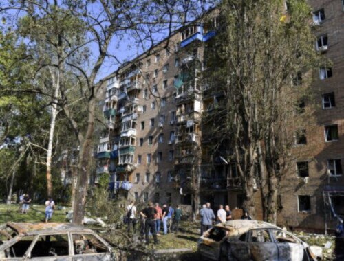 Ruský raketový útok na Kyjevskú oblasť zabil muža a jeho 4-ročného syna