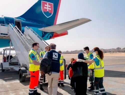 Slovensko už po štvrtýkrát pomohlo pri evakuácii pacientov z Pásma Gazy – FOTO