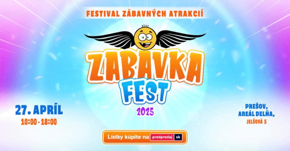Festival zábavy ZABAVKA FEST: Prešov sa pripravuje na nezabudnuteľný rodinný deň